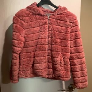 Say What? PINK fuzzy soft jacket